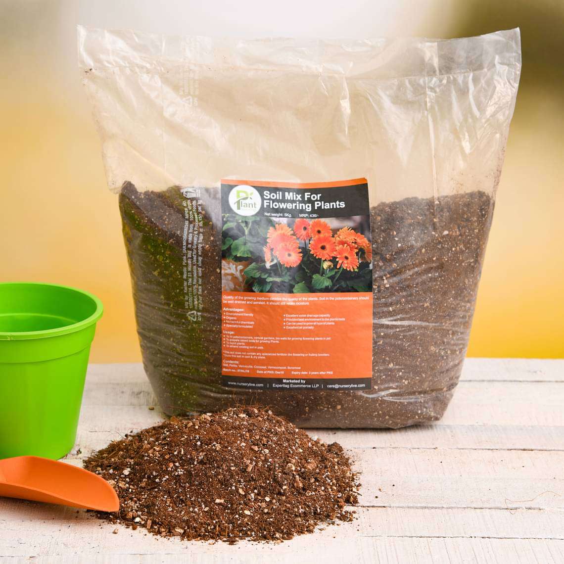 Potting Soil Mix for Flowering Plants - 5 kg
