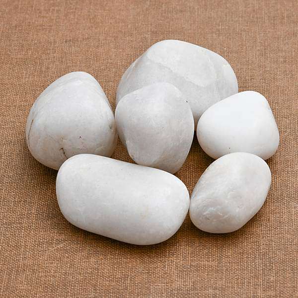 Super Marble Pebbles (White, Big, Polished) - 2 kg - Image 2