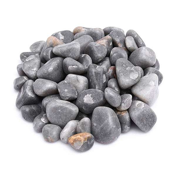 Garden Pebbles (Grey, Medium) - 1 kg - Image 2