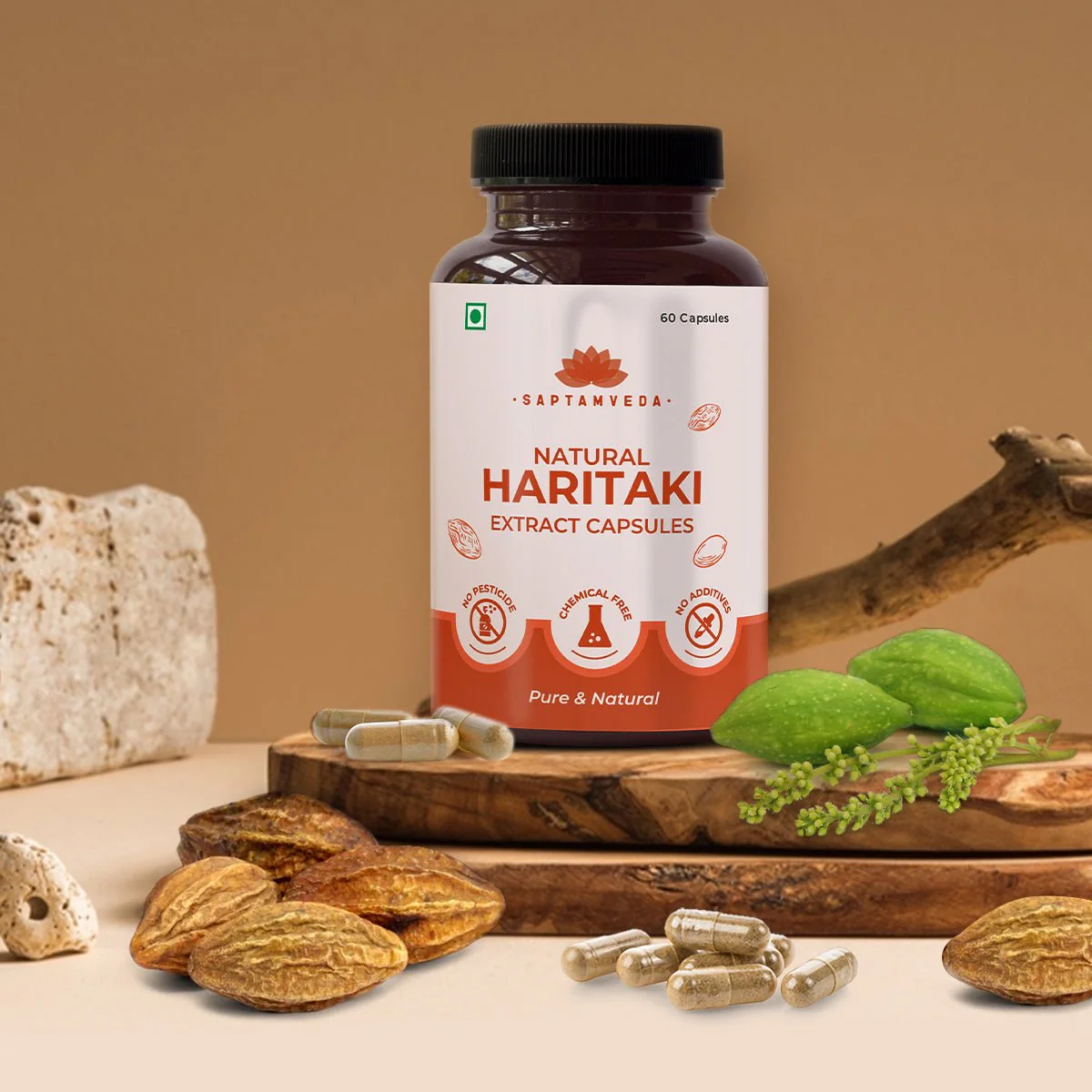 Haritaki - 60 Capsules - Image 3