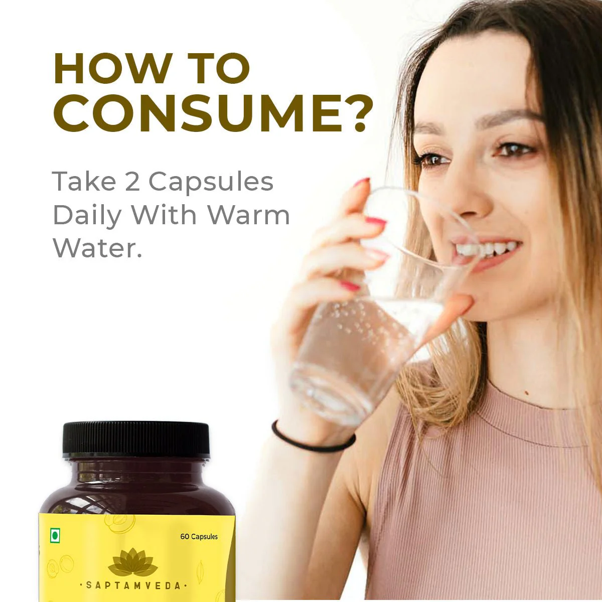 Iron and Folic Acid - 60 Capsules - Image 2