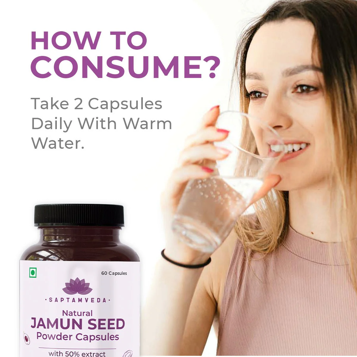 Jamun Seed - 60 Capsules - Image 4