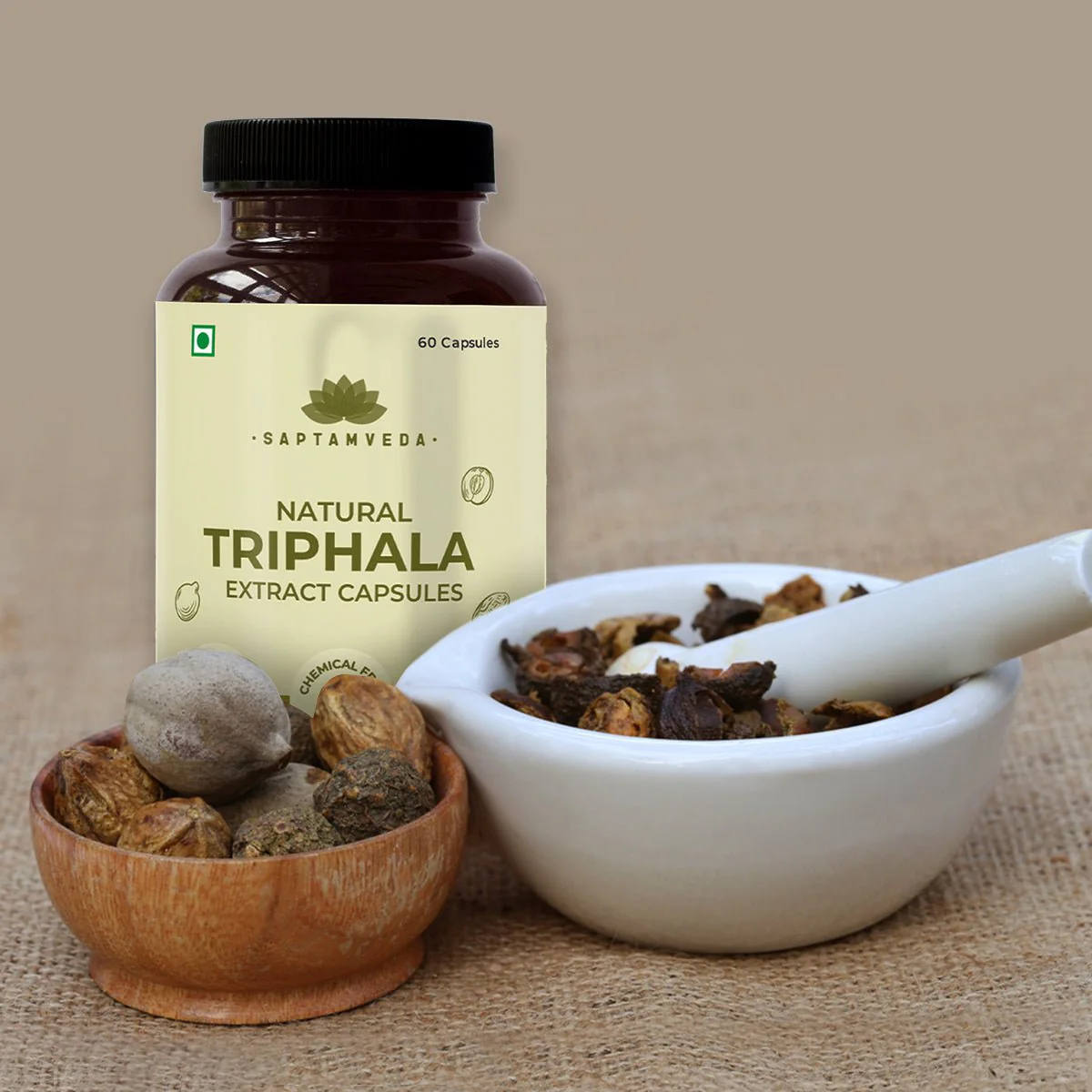 Triphala - 60 Capsules - Image 2