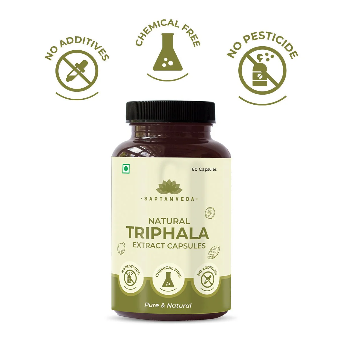 Triphala - 60 Capsules - Image 6